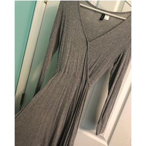 Long-sleeve Tie Dress